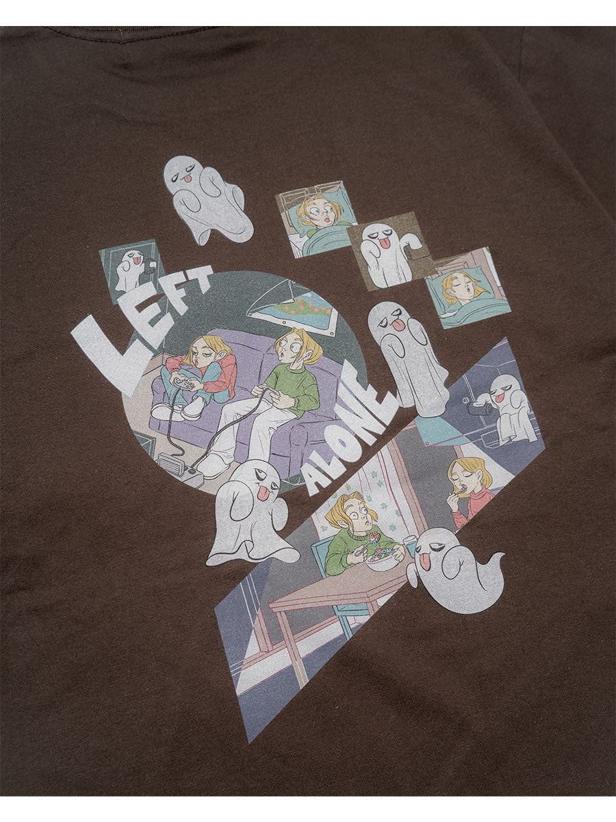 GHOST POCKET TEE -CHARCOAL-