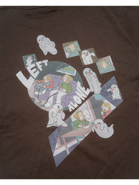 GHOST POCKET TEE -CHARCOAL-