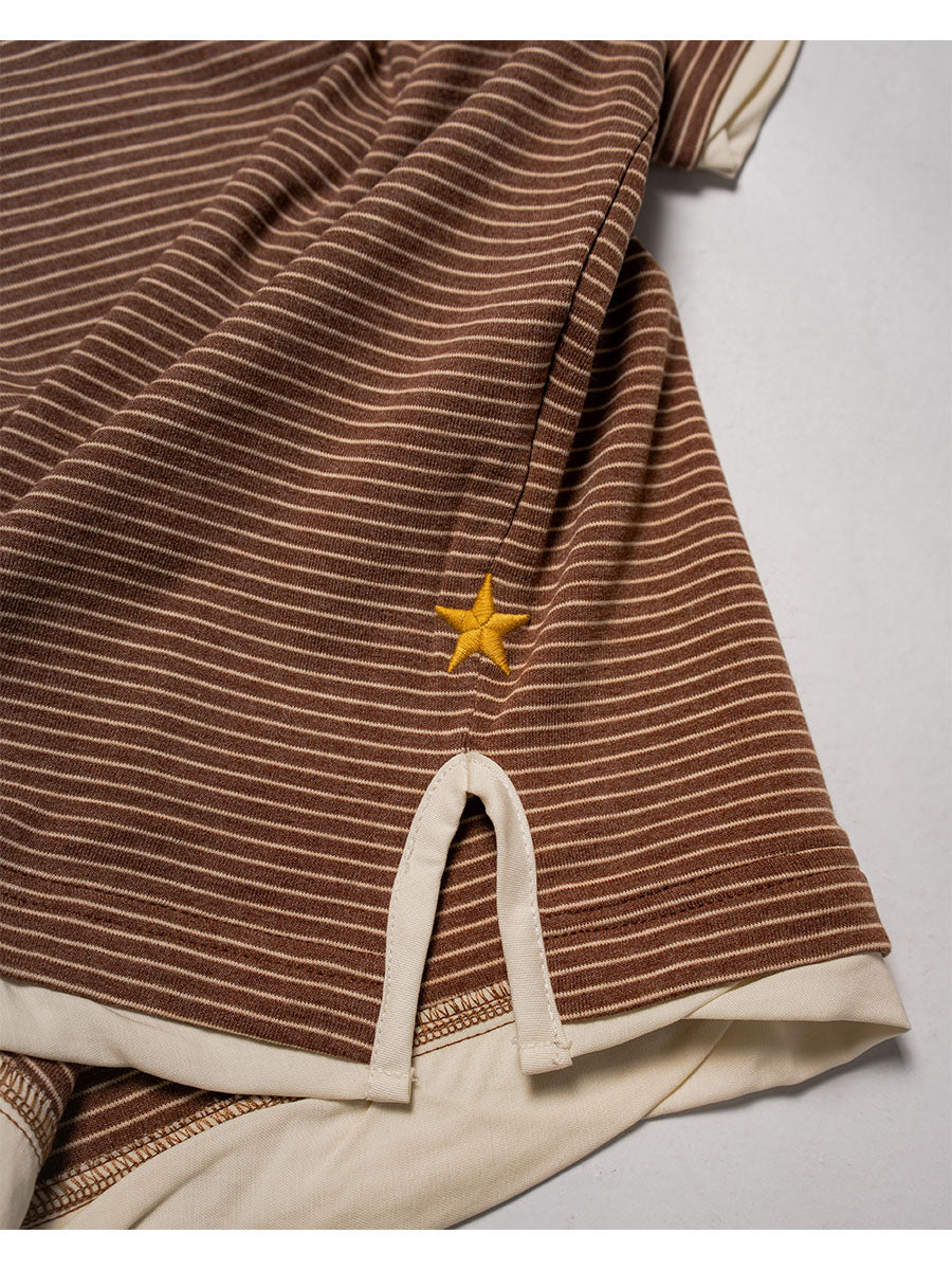BORDER SS SKIPPER SH -BROWN-