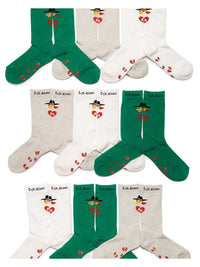 HEART SOCKS -WHITE-