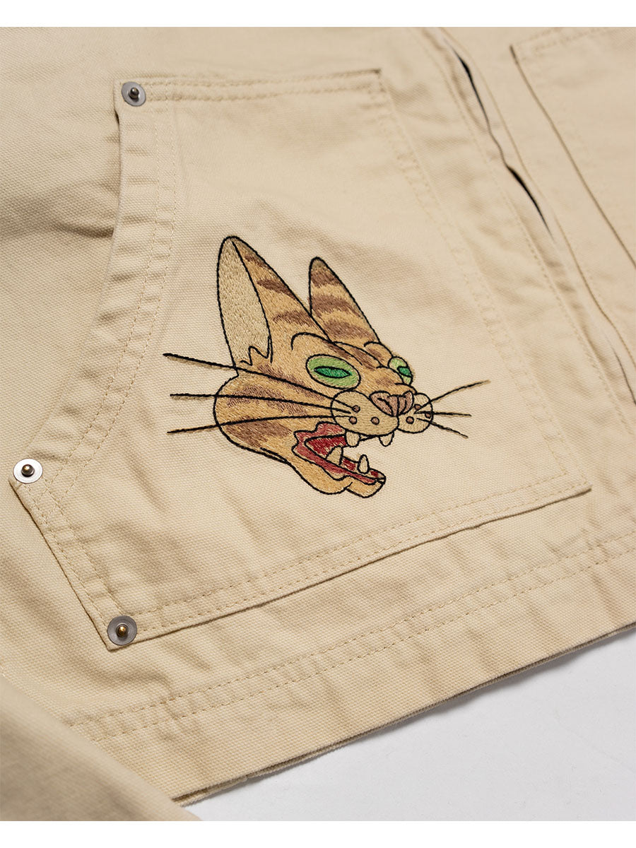 DUCK JKT -BEIGE-