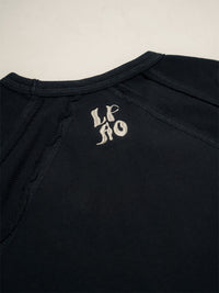 SWEAT S/S TEE -BLACK-