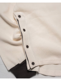 THERMAL RINGER LS TEE -IVORY-