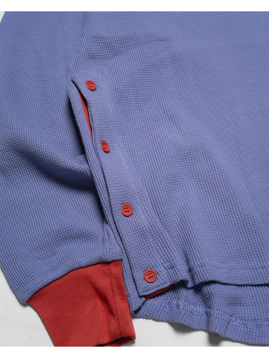 THERMAL RINGER LS TEE -BLUE-