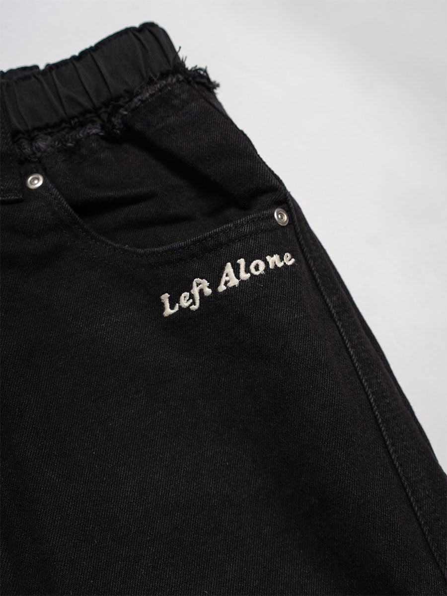 CHANGE DENIM PANTS -BLACK-