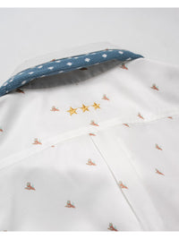 KNIT TIE LS SHIRT -PATTERN-