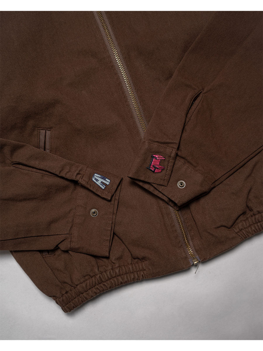BLOUSON -BROWN-