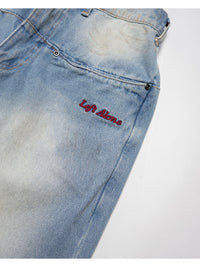 RAW WAVE DENIM PANTS -L.INDIGO-