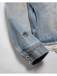 RAW WAVE DENIM JKT -L.INDIGO-