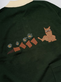 KNIT POLO -GREEN-
