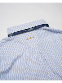 TIE STRIPE LS SHIRT -LIGHT BLUE-
