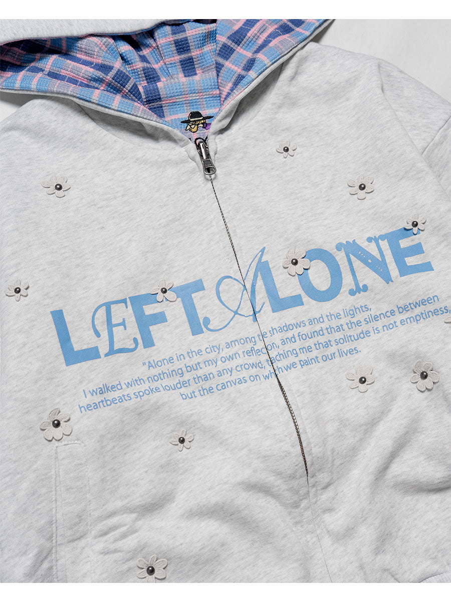 REVERSIBLE HOODIE -ASH-