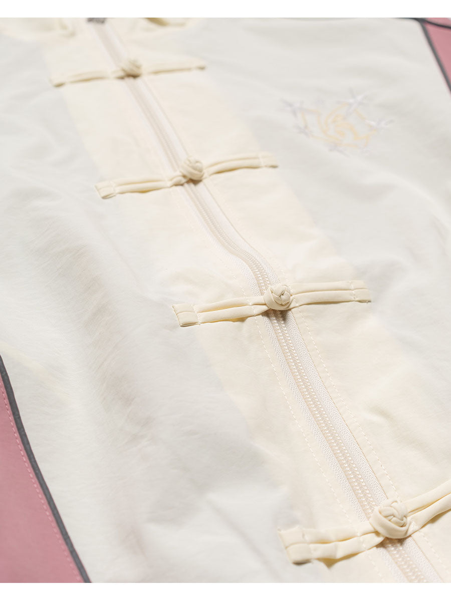 NYLON TRACK JKT -IVORY-