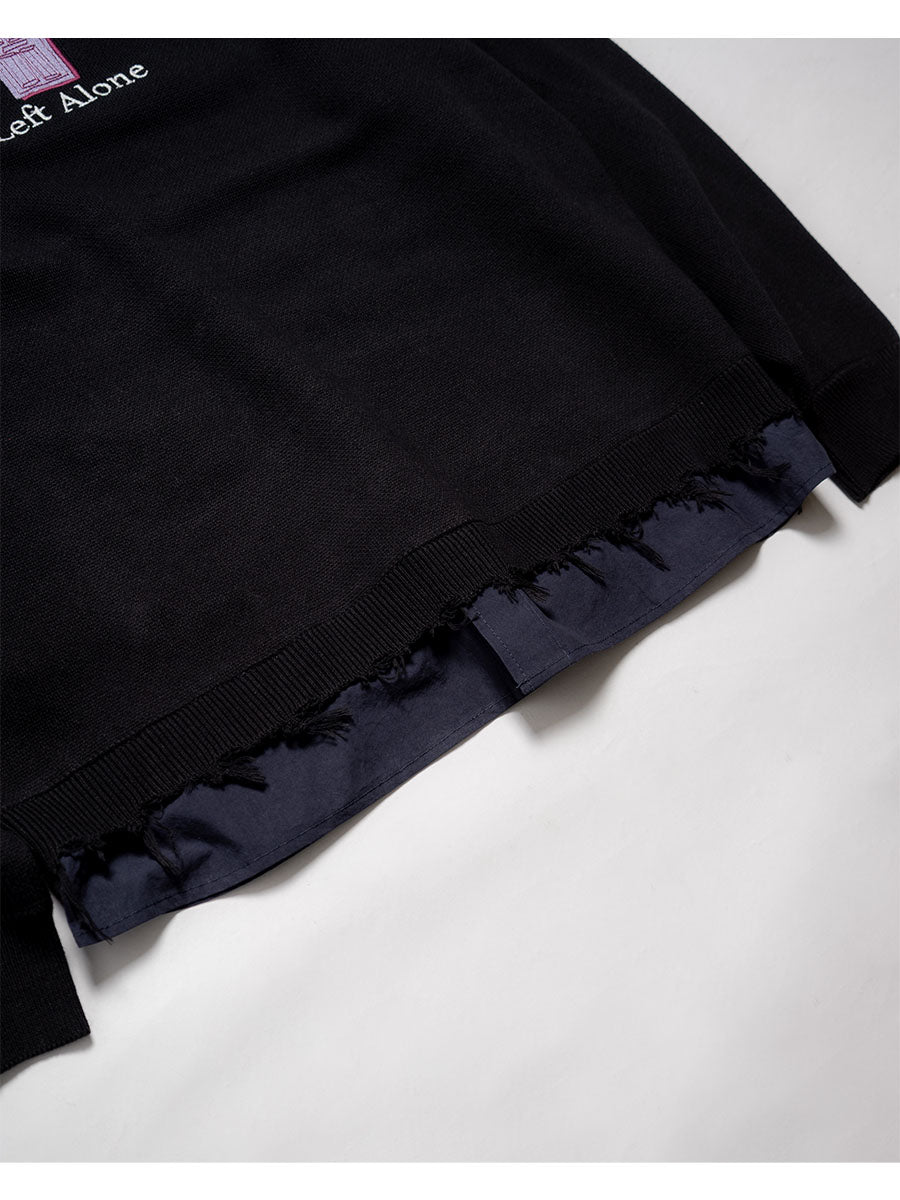 CREW KNIT -BLACK-