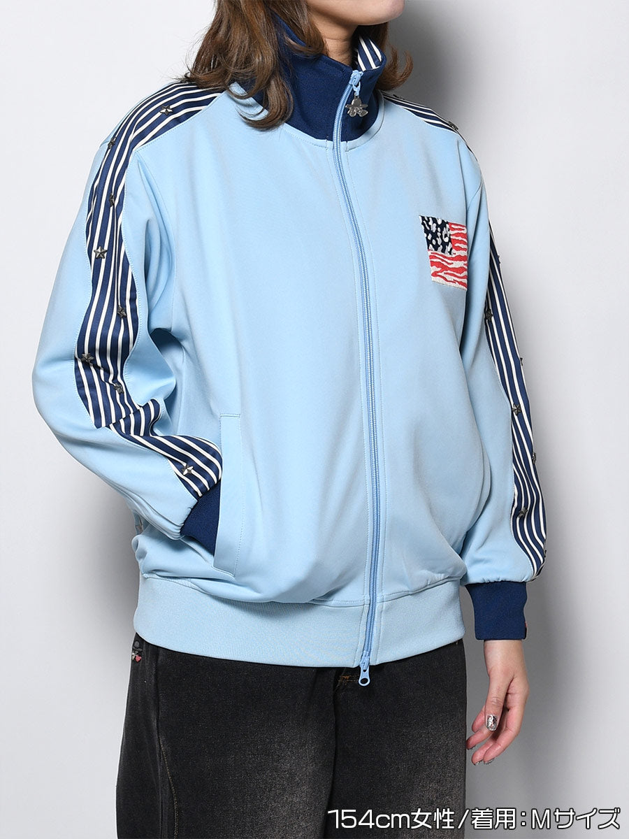 ZEBPARD TRACK JKT -LIGHT BLUE-