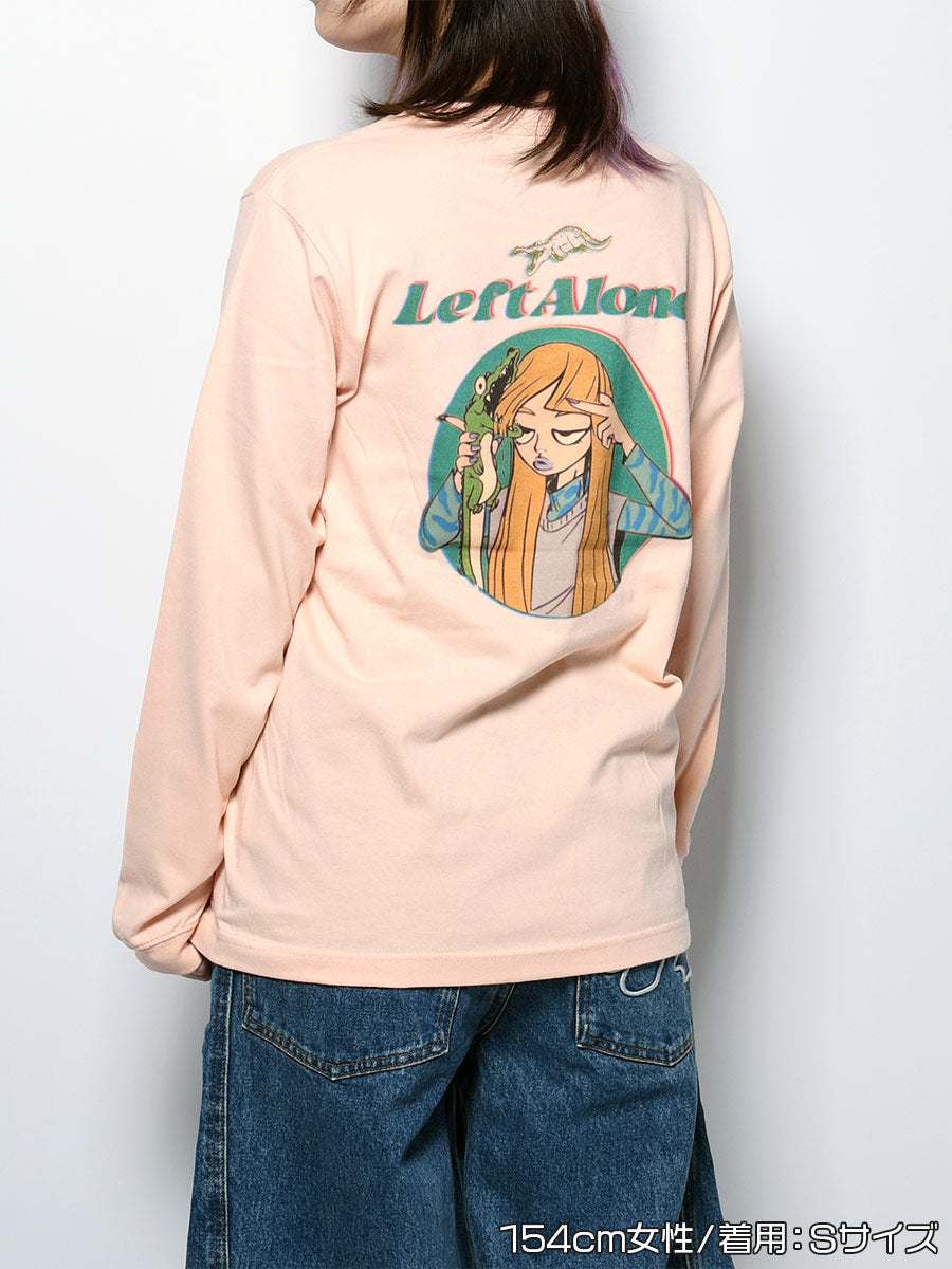 CROCO GIRL L/S TEE -PINK-