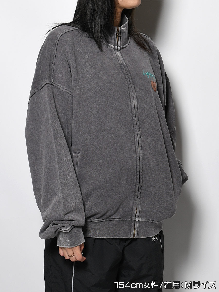 STAND ZIP SWEAT -GREY-