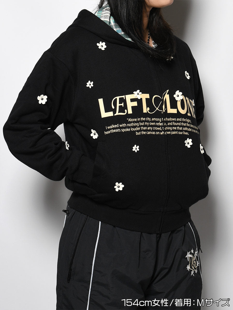 REVERSIBLE HOODIE -BLACK-