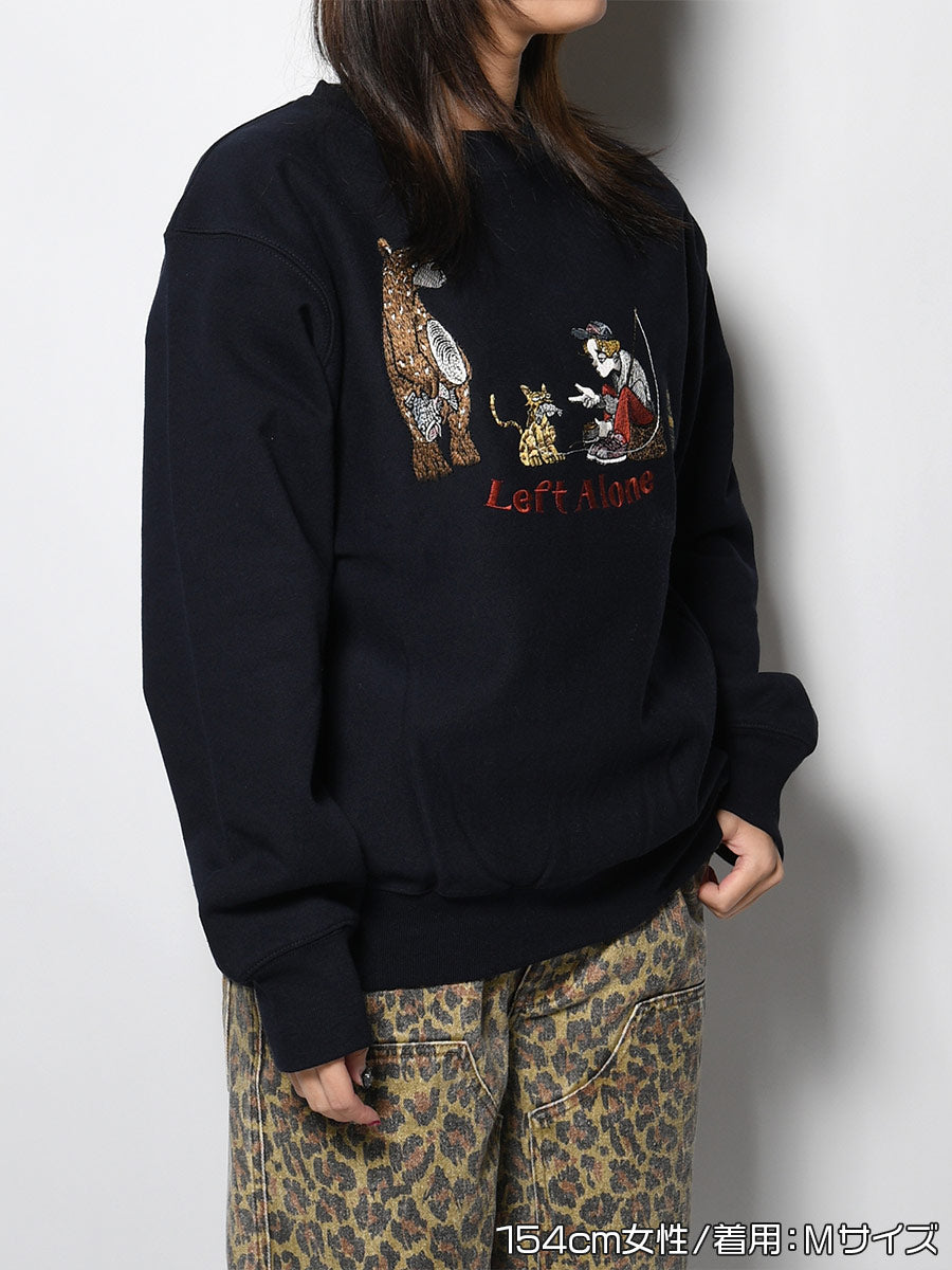 EXCHANGE SWEAT -NAVY-