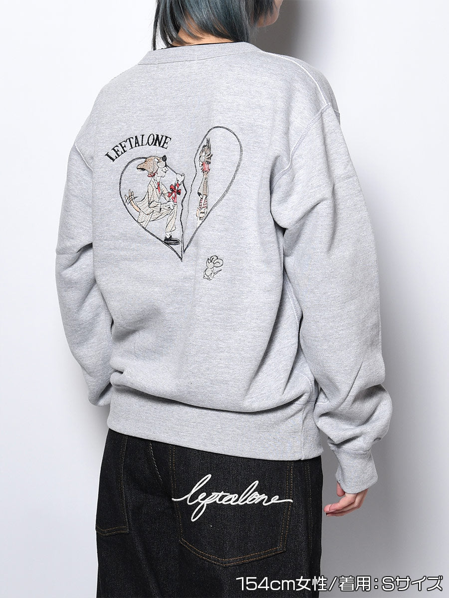 CONFESS SWEAT -HEATHER GREY-