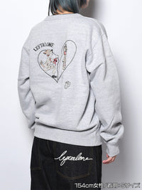 CONFESS SWEAT -HEATHER GREY-
