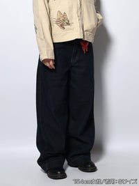 ONE WASH DENIM PANTS -INDIGO-