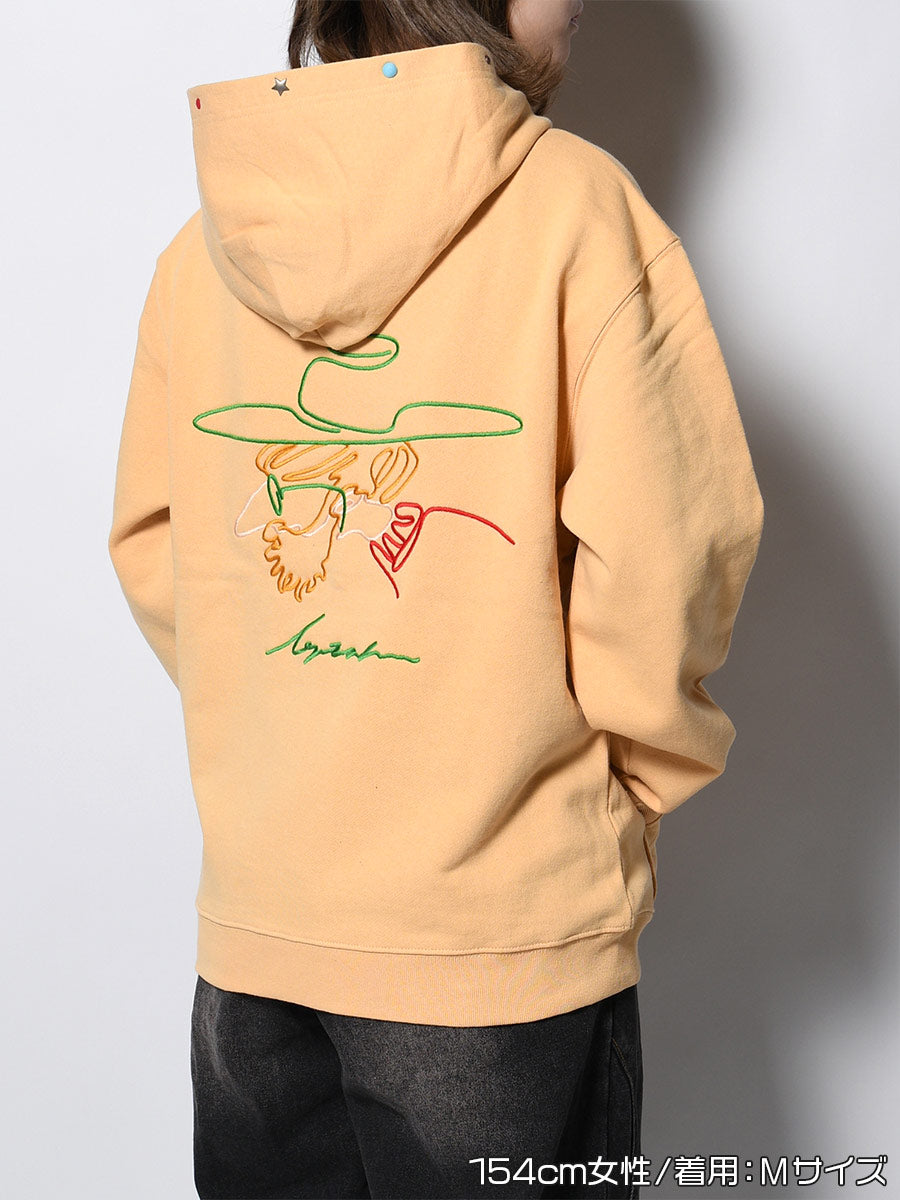 STUDS ICON ZIP PARKA -YELLOW-