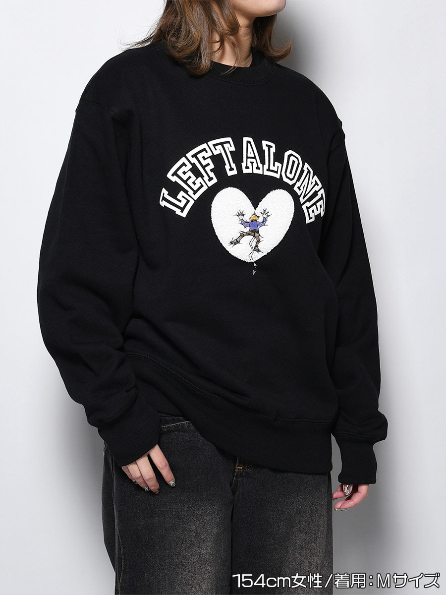 BREAK HEART SWEAT -BLACK-
