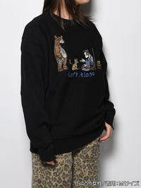 EXCHANGE SWEAT -BLACK-