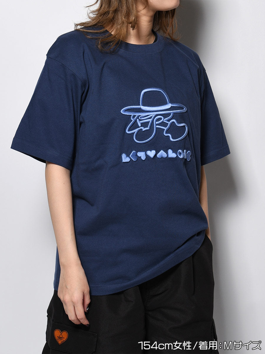 3D ICON SS TEE -NAVY-
