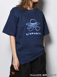 3D ICON SS TEE -NAVY-