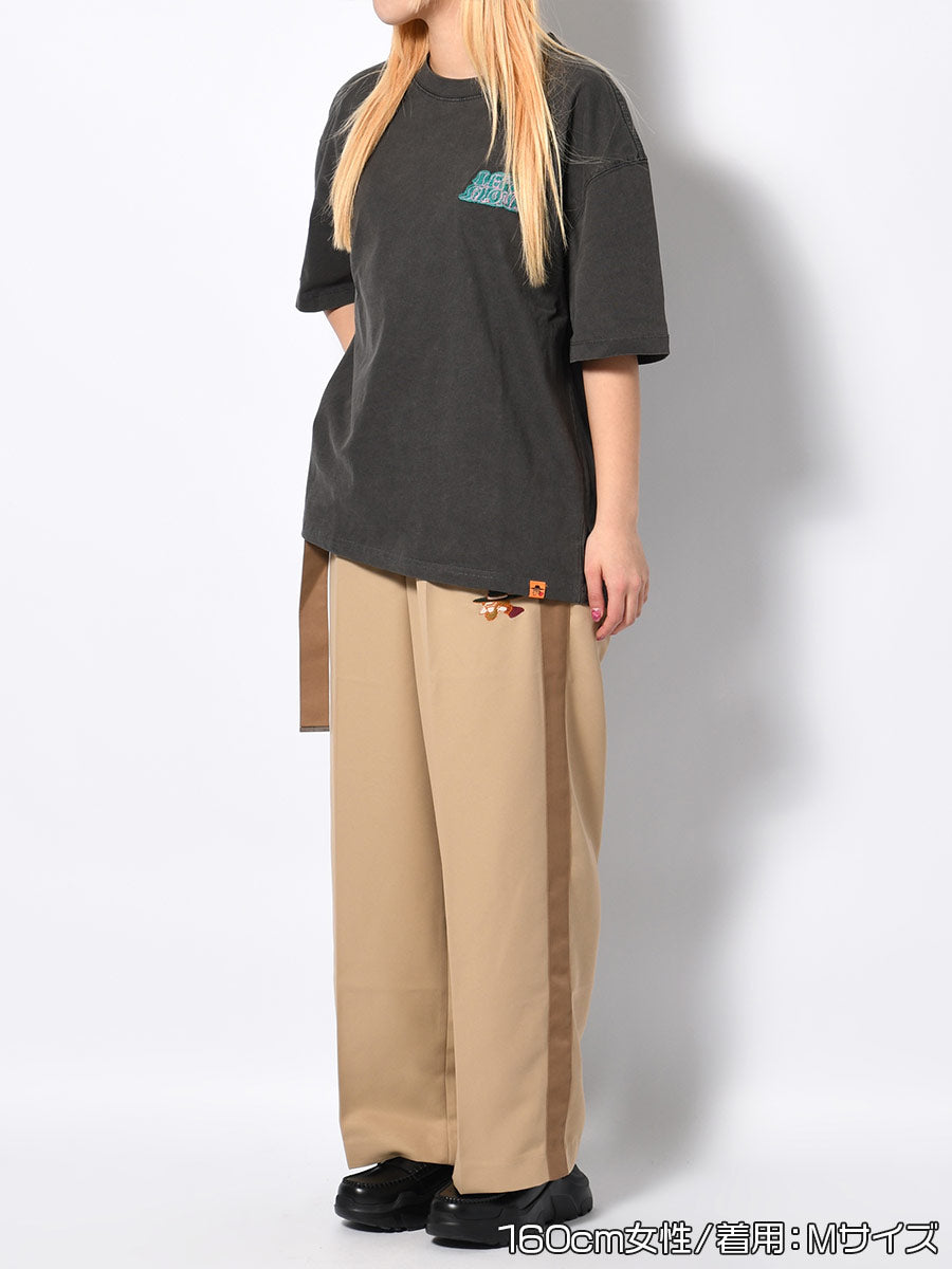 GIRL PIGMENT S/S TEE -CHARCOAL-