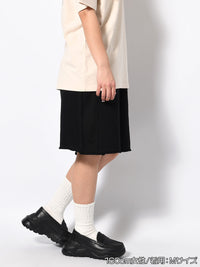 SWEAT SHORTS -BLACK-