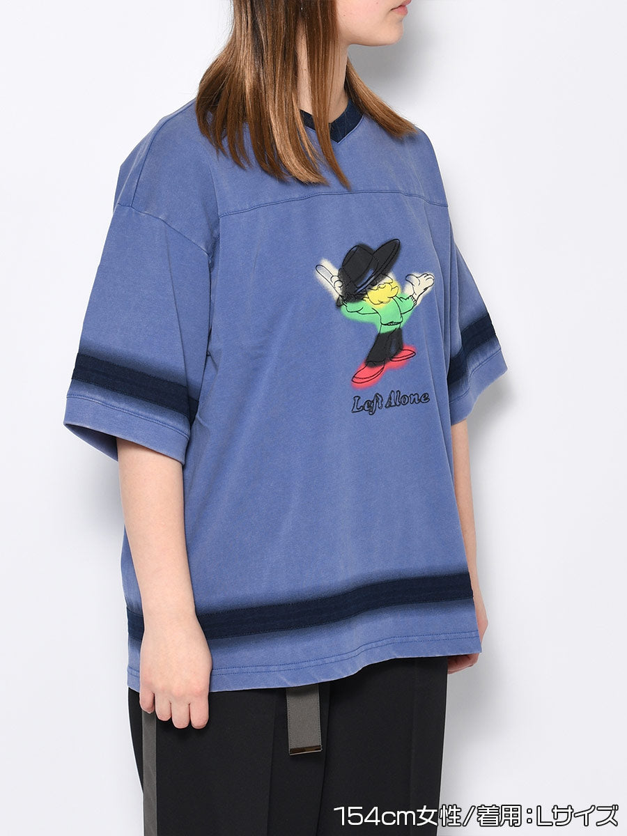 HOCKEY S/S TEE -BLUE-