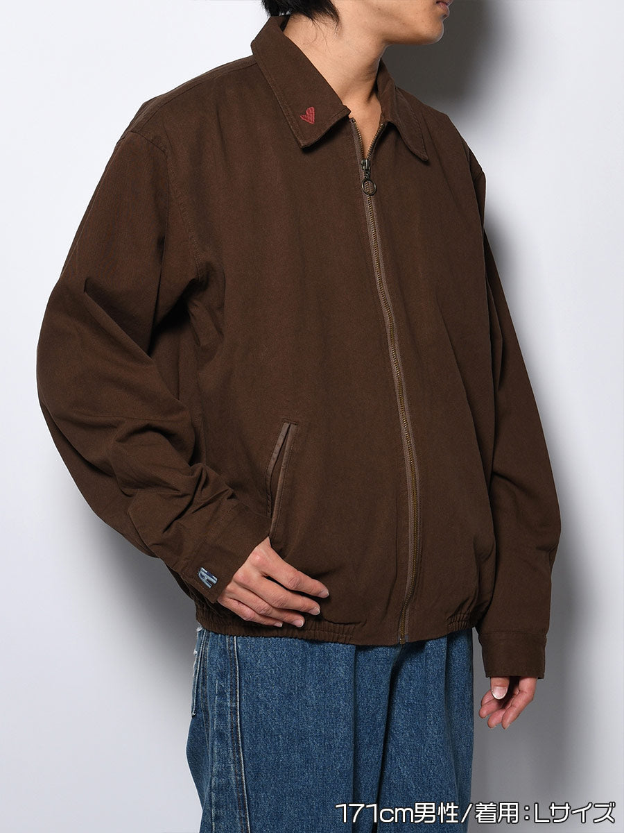 BLOUSON -BROWN-
