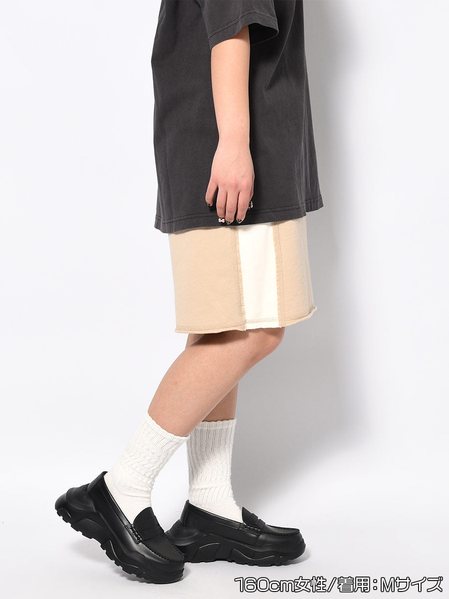SWEAT SHORTS -BEIGE-