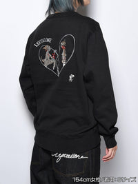 CONFESS SWEAT -BLACK-