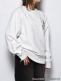 GHOST PUFF SWEAT -ASH-