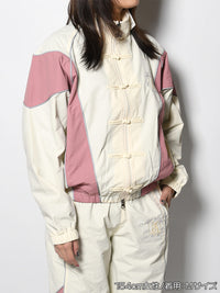 NYLON TRACK JKT -IVORY-