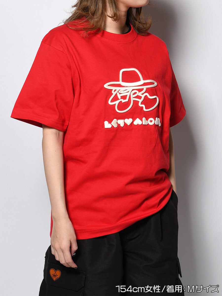 3D ICON SS TEE -RED-
