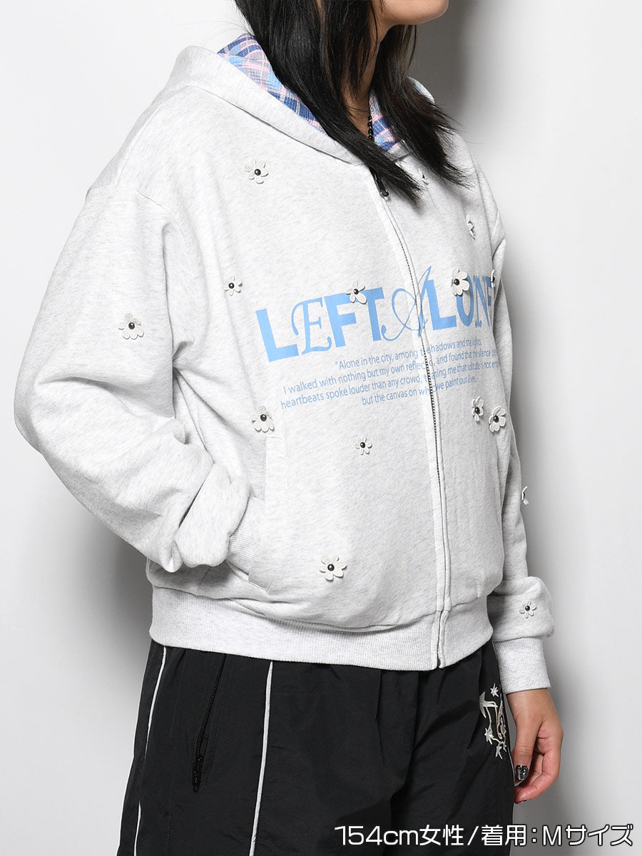 REVERSIBLE HOODIE -ASH-