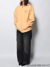 STUDS ICON ZIP PARKA -YELLOW-