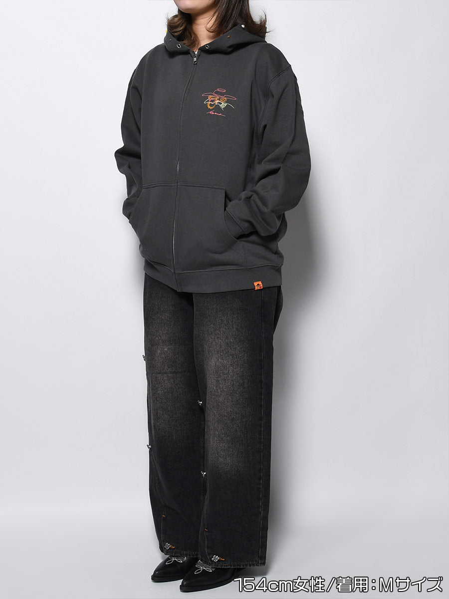 STUDS ICON ZIP PARKA -SUMI-