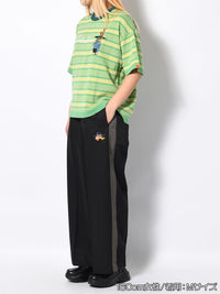 BELT TROUSERS -BLACK-