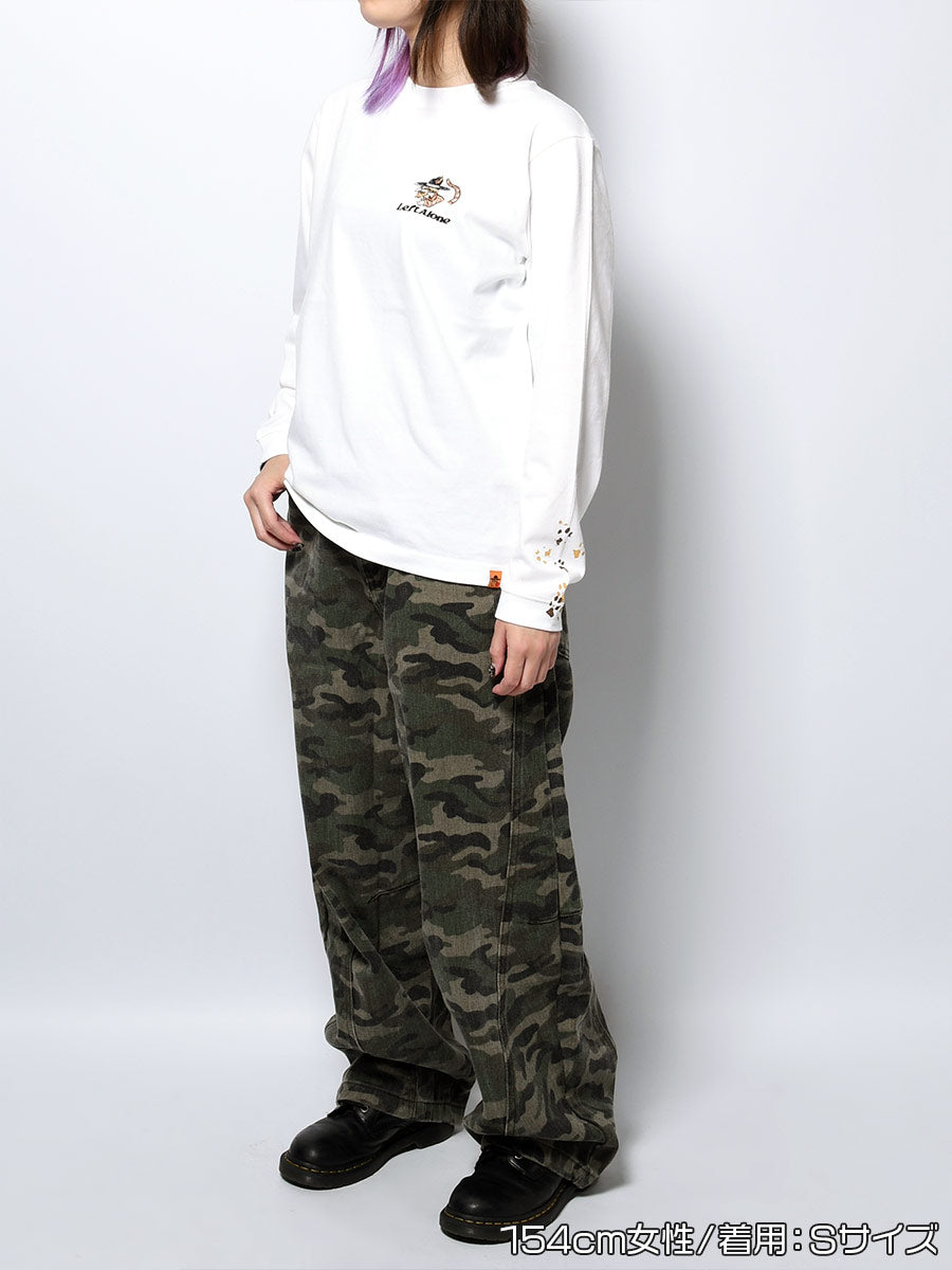 ICON CAT L/S TEE -WHITE-