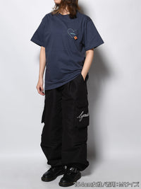 HEART POCKET TEE -PURPLE-