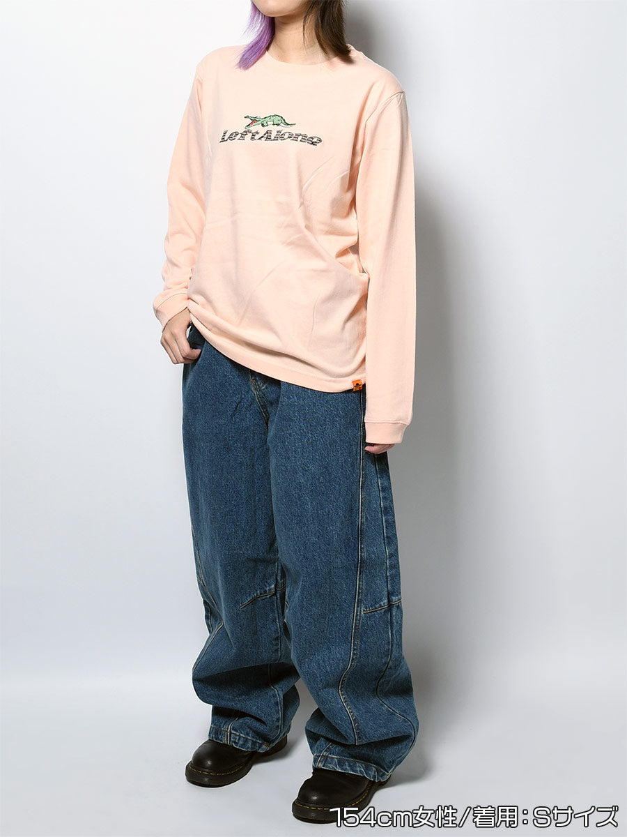 CROCO GIRL L/S TEE -PINK-
