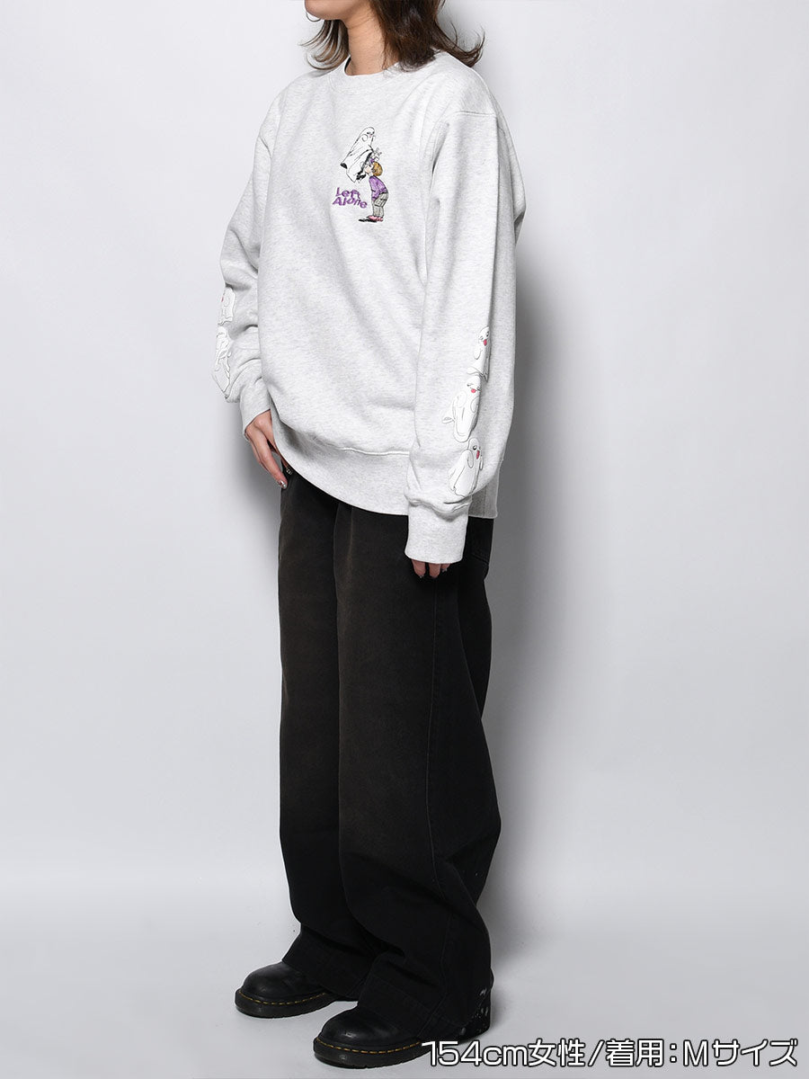 GHOST PUFF SWEAT -ASH-