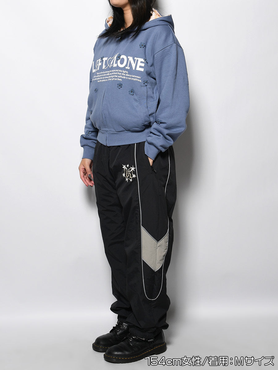 REVERSIBLE HOODIE -BLUE-