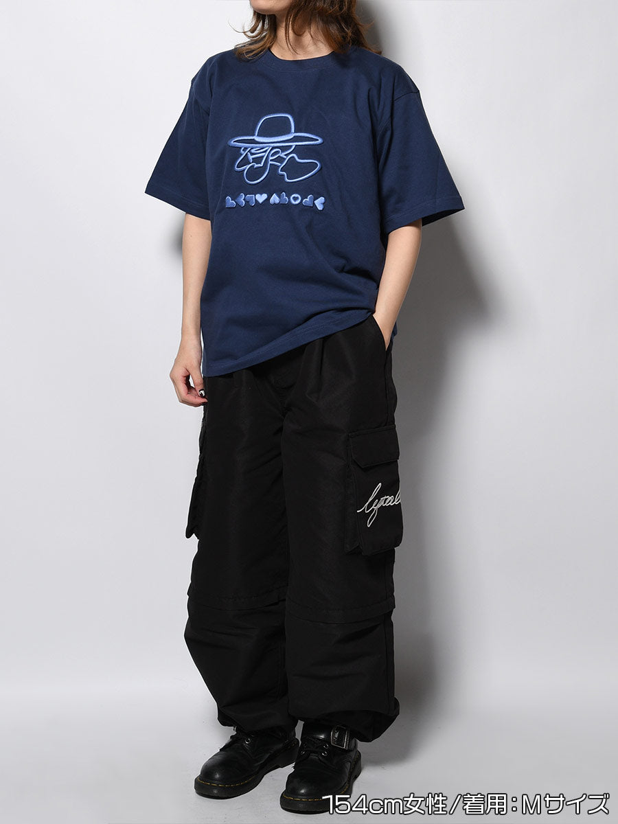 3D ICON SS TEE -NAVY-